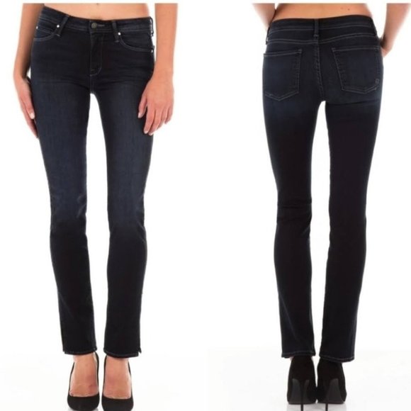 Fidelity Denim - Fidelity Jeans Stevie Straight Leg Mid Rise Viper Rinse  27